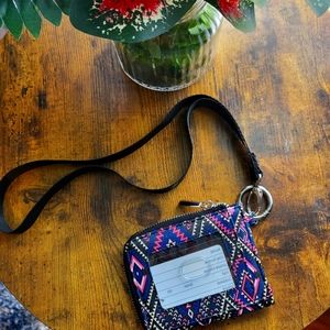 Multi-colored Lanyard Purse